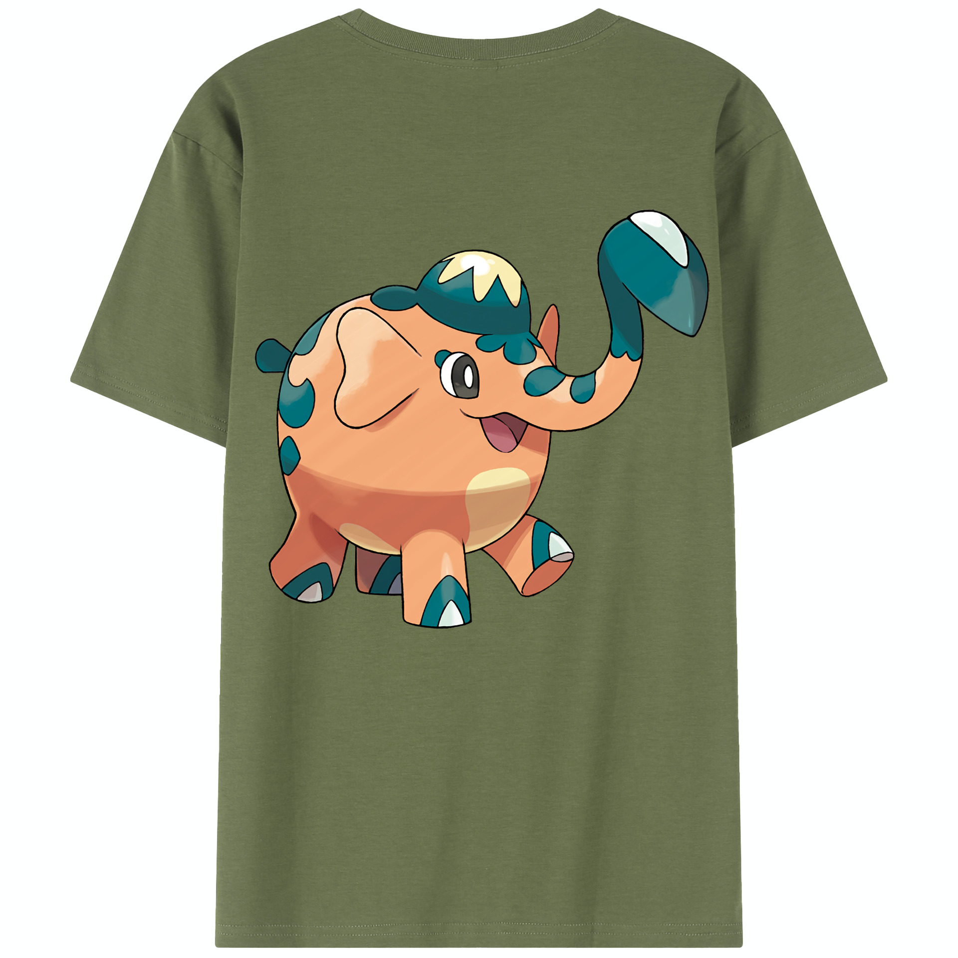 （画像用） ポケットモンスター Pokémon 綿100％半袖Tシャツ（背面プリント）